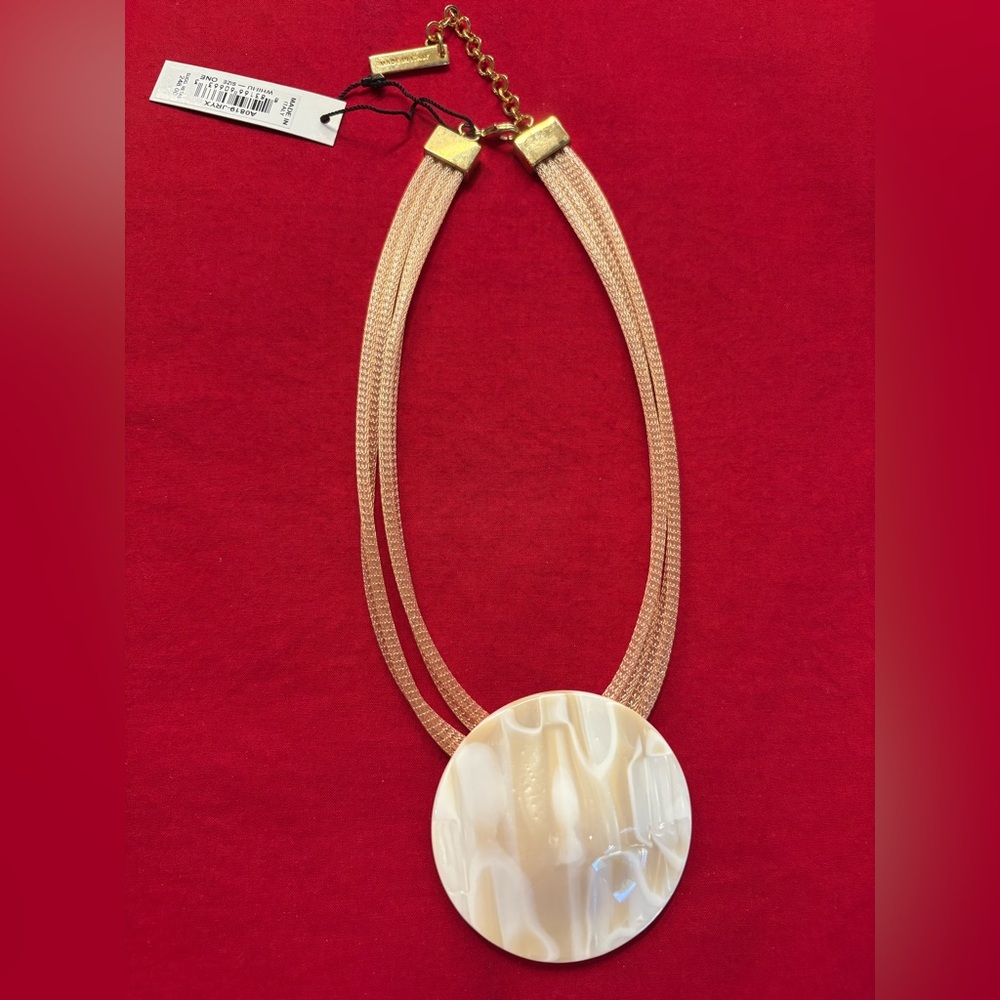 Lafayette 148 NY Resin Orb Pendant Collar Necklace